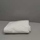 Royale Linens 100% Organic Cotton Fitted Sheet - Percale Weave - Super Soft Deep Pocket Bottom Sheets - White Elastic Sheet Queen Size - Queen Fitted Sheets Only - (60"x80"+15", White)