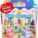 Benresive Reusable Sticker Books for Toddlers, 3 Sets Travel Stickers for Kids, Toddler Sticker Book, Crafts Activities for Toddlers, 3 and Up Birthday Gifts Travel Toys