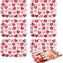 Yungyan 6 Pcs Valentine's Day Serving Trays 13 x 9 Inch Large Heart Food Trays Platters Paper Love Food Tray for Valentine Party Wedding Engagement Party Serving Snacks Cookies Dessert