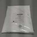 Arayarser Waterproof Plastic Shower Curtain 48x48 for Bathroom Window, Heavy Duty Vinyl Shower Window Curtain 48W x 48H, White