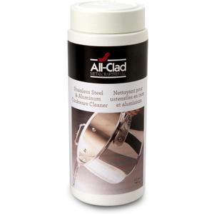 All-Clad Specialty Powder Stainless Steel Cleaner and Polish 12 Ounce Pots and Pans, Cookware White