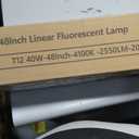 (6Pack) T12 4FT Fluorescent Bulb,F40T12/CW 40W 48inch Light Tube,4100K Cool White,Replaces F40T12/CW/Supreme,F40CWX,Medium Bipin(G13) Base, 2600 Lumens