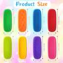 16 Pcs Sensory Worry Stones Textured Anxiety Stones Sensory Tools for Adults Stress Relief Items Autism Gift (Rectangle)