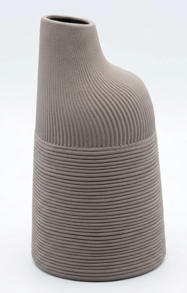 HD Designs Porcelain Decorative Vase Elegant Beige Home Decor for Living Room, Bookshelf, Mantel, Entryway Table & Console Décor | Shelf Decorations Easter Gift