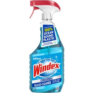 Windex Glass and Window Cleaner Spray Bottle, Original Blue, 23 fl oz