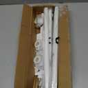 ENJOYBASICS 2 Pack Adjustable Spring Tension Curtain Rods 32 to 54 Inches, Stainless Steel White Shower Rod No Drilling for Window, Bathroom, Closet, Room Divider, 7/8" Diameter