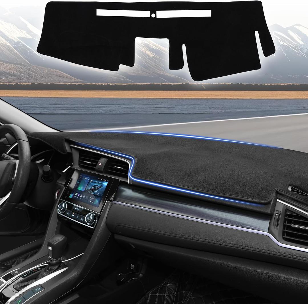 YYCKE Dash Cover Mat Custom Fit for Nissan Frontier 2005-2021 2020 2019 2018 2017 Accessories Dashboard Cover Mat Pad Carpet Protector