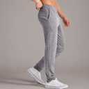 Hanes Men's Originals French Terry Joggers, Lightweight Sweatpants with Pockets, 30" Inseam (Gray, S)