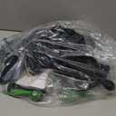 Junredy Garden Hose 50 FT, NON-EXPANDABLE Heavy-Duty Flexible & Lightweight Water Hose with 10-Function Nozzle, No-Kink, Leak-Proof Super Fabric, Solid Fittings for Lawn, Car, Outdoor (Black Blue)