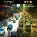 2 x Night Vision Glasses for Driving, Anti Glare Polarized Driving Sunglasses UV Protection Eyewear for Men and Women