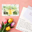BEST PAPER GREETINGS 48 Pack Photo Frame Cards with Envelopes, Notecards for 4x6 Picture Insert (Ivory)