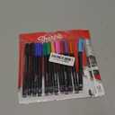 Sharpie Felt Tip Pens, Fine Point Pens (0.4mm), Felt Tip Markers, Assorted Colors, 12 Count - Journaling, Art, Drawing, Markers