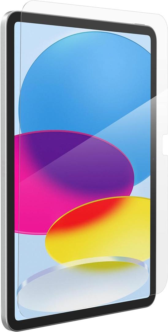 ZAGG InvisibleShield Glass Elite Screen Protector for Apple iPad 10.9-inch (Gen 10-2022) - 5X Shatter Protection, Anti-Fingerprint Technology, Easy to Install (iPad 10.9-inch (Gen 10))