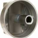 GE WB03X29315 Range Surface Burner Knob (Stainless Steel)