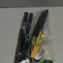 Black Wall Mounted Shower Rod 28 to 73" Adjustable