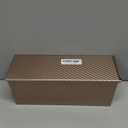 Pullman Loaf Pan with Lid, 13x4 inch, Premium 2.2LB Nonstick Sandwich Bread Loaf Pan for Homemade Sourdough Bread, Heavy Duty Carbon Steel Corrugated Toast Box with Cover for Baking, Bakeware