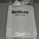 Bedsure King Size Comforter Set, White Soft Prewashed Bedding for All Seasons, 3 Pieces GentleSoft Warm Down Alternative Bed Set, 1 Lightweight Comforter (104"x90") and 2 Pillowcases (20"x36")