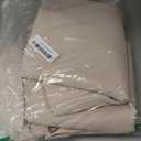 Fitable Linen Textured Beige Tablecloths 2 Pack, Faux Burlap Rectangle Table Clothes for 6 Foot Tables, Rustic Wrinkle-Proof Table Covers for Wedding, Party, Farmhouse, Banquet (54 x 108 Inch)