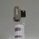 6.3 Privacy Pocket Door Lock Hardware,Invisible Door Lock Handle with Keys,Recessed Door Handle for Pocket Sliding Door Lock Furniture Hardware,Brushed Silver (1 Pack)