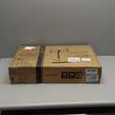 Universal TV Stand Tabletop TV Mount with Power Outlet for 50-90 Inch OLED LED Monitors, 9 Levels Height Adjustment, Ambient Lighting on The Bottom Holds up to 150lbs, Black 600x400mm