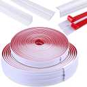 SHENLIU 40 Feet 1.6" Wall Corner Protector Trim & 0.8" Flexible Inside & Outside Guard, Peel and Stick Molding, Self-Adhesive Strip for Wall Edge, Ceiling, Door Frames, Countertop