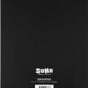SoHo Urban Artist Softcover Drawing Pad - 14"x17", 12 Pack w/288 Sheets Total - 92 lbs/150gsm, Mixed Media, Dual-Sided, Acid-Free, Wire-Bound, Micro-Perforated, Repeated Erasing & Reworking