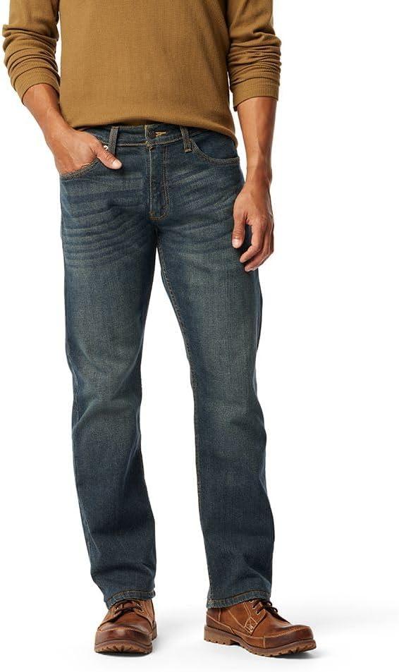 Levi Strauss Signature Gold Men's Straight Fit Jeans (46W x 30L, Bigfoot)