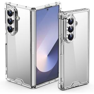 2 x AICase for Samsung Galaxy Z Fold 7 Clear Case Transparent Shockproof Protection Anti-Yellowing Resistant Phone Case for Galaxy Z Fold 7 5G (2025)