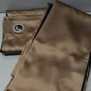 LEMOMO 100% Blackout Curtains 52 x 84 Inch/Cappuccino Curtains Set of 2 Panels Thermal Insulated Room Darkening Living Curtains