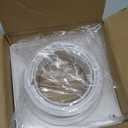 Dryer Vent Connector Kit, Dryer Vent Wall Plate with Quick Connect & Disconnect, Twist Lock Dryer Duct Connector Kit Fits 4 Inch Tubes, Covers Area 7 Inch x 7 Inch, for Dryer Washer Bathroom