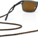 Croakies (CROCY Ultrasuede Cord Fashion Eyewear Retainer Spec Ends (Brownstone)