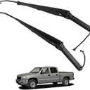 42694 42547 1 Pair Front Windshield Wiper Arm Compatible With 2002-2007 Cadillac Escalade ESV Chevrolet Silverado 1500 2500 3500 Tahoe GMC Sierra 1500 2500 3500 Yukon Replaces 15829647