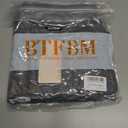 BTFBM Women Summer 2 Piece Outfits 2025 Spring Matching Set Short Sleeve Tops Elastic Waist Shorts Lounge Sets Pocket (Gray, S)