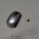 Amazon Basics 2.4 Ghz Wireless Optical Computer Mouse with USB Nano Receiver, Silver