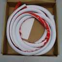 Flexible Baseboard Molding Trim, 158 Inch Peel and Stick Waterproof PVC Wall Trim, Self-Adhesive Flexible Cove Base, Easy to Cut & Install Baseboard for Floor & Wall Edges, White