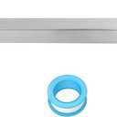 NearMoon 16 Inch Shower Arm, Rain Shower Head Extension Extender, With Flange and Teflon Tape, Made of Thicken Stainless Steel for Bathroom Rainfall Showerhead (Brushed Nickel)