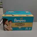 Pampers Swaddlers Diapers, Size 2 (10-22 lbs), 84 Count, Absorbent, Keeps Baby Dry and Comfortable, Skin Safe Disposable Baby Diaper