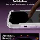 UNBREAKcable 2PCS Screen Protector for iPhone 14-1 Privacy Tempered Glass+1 Clear Glass Double Shatterproof [Easy Installation Frame] [9H Hardness] [Case Friendly] Anti-Scratch for iPhone 6.1 inch