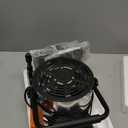 Greenhouse Heater with Thermostat, 1500W Outdoor Heater with Fast Heating, Overheat Protection, Grow Tent Heat for Greenhouse, Garden, Flower Room (Silver)