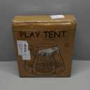 Wilhunter Baby Ball Pit Tent with 50 Balls - For Toddlers, Pink/White/Gray Princess Playhouse with Carry Bag, 109x90cm