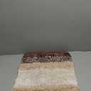 OLANLY Bathroom Rug Mat 24x16, Extra Soft and Absorbent Microfiber Bath Rugs, Non-Slip Plush Shaggy Bath Carpet, Machine Wash Dry, Bath Mats for Bathroom Floor, Tub and Shower, Brown