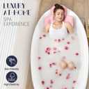 Full Body Bath Pillow for Bathtub, Thick Bathtub Cushion, Luxury Tub Pillow for Bath for Headrest Neck and Back Support Pink 51" x 16"