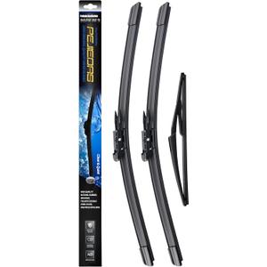 3 x OEM Wiper Blades, Replacement Wiper Blades for Mercedes-Benz ML GL R 320 350 450 500, (28" & 21" Front Wipers + 12" Rear Wiper Blades)