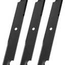 115-9649-03 105-7718-03 Lawn Mower Blades Fit for T oro 60 Inch Deck, High Lift Blades Compatible with Toro, Exmark, Titan ZX MX 6000 Timecutter 6000, Replaces 105-7718-03, 115-9649, 133-2127, 3 Pack