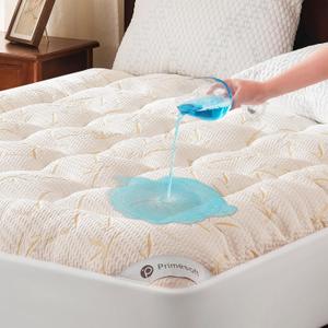 PRIMESOFT QUEEN SIZE WAT Protector Cover Beige, 32x16x42