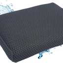 REEZEIVI Shower Seat Cushion with Non-Slip Silicone Bottom,Soft 4D Mesh Fabric,Bathtub Chair Pad for Elderly,Quick Drying and Washable Shower Seat Mat, Design for Elderly, Senior, Handicap,Disabled