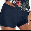 Urchics 2026 Women Tankini Swimsuit Tummy Control Plus Size High Waisted Boyshorts Bathing (XXXL)