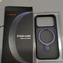 TORRAS Ostand for iPhone 17 Pro Case Magnetic, Fit for MagSafe, 4X Military Drop Protection, Camera Control, Slim Phone Case for iPhone 17 Pro with Kickstand, Translucent Matte Cover 6.3", Deep Blue