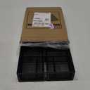 Marbrasse Expandable Desk Drawer Organizer, Mesh Drawer Organizer Tray with 10 Adjustable Compartments, Desk Organizers and Accessories, 5 Dividers Drawer for Office Supplies, Makeup & Vanity (Black)