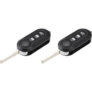 ACROPIX 433 MHz Key Fob Keyless Entry Remote Fit for Ram ProMaster 1500 2500 3500 for Fiat RX2TRF198 - Pack of 2 Black